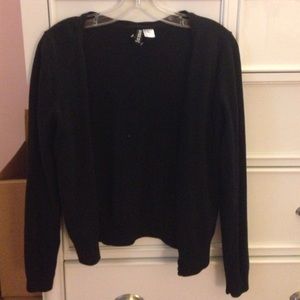 Short, Simple Black Cardigan
