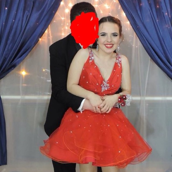 Mori Lee Short Red Dress