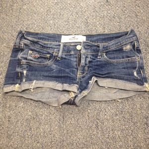 Hollister jean shorts