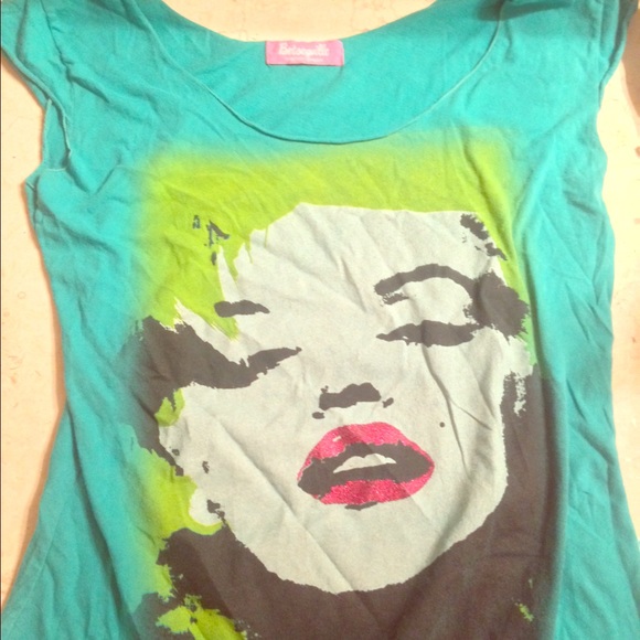 Betsey Johnson | Tops | Betsey Johnson Marilyn Monroe Andy Warhol Shirt ...