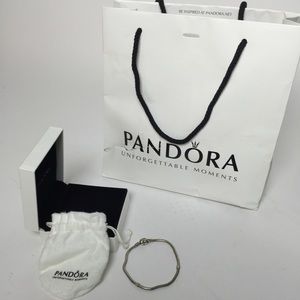 Authentic 7.5 Pandora Bracelet
