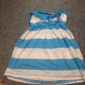 Abercrombie baby doll strapless top