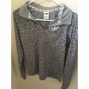 Grey leopard print jacket