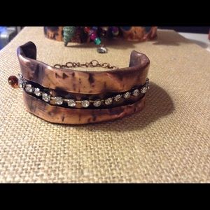 Bespoke copper bracelet
