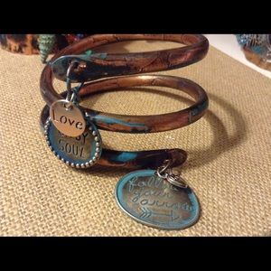 Handmade artisan bangle