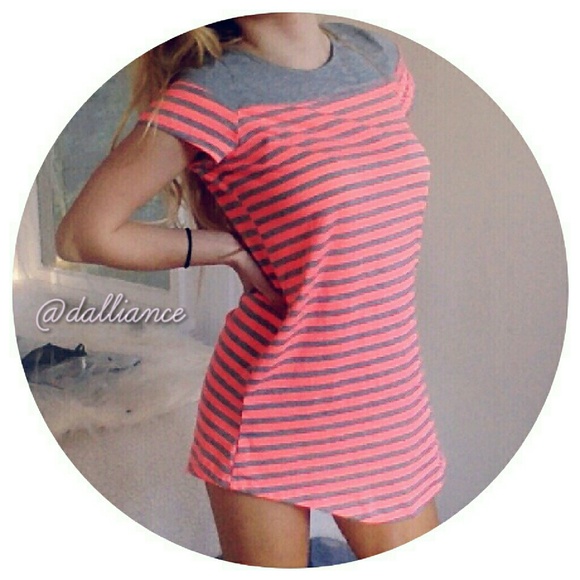 Hello Molly Sold Out Pink Stripe Dress - Picture 3 of 3
