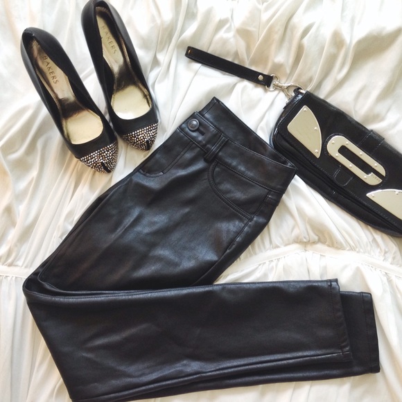 Faux Leather Pants