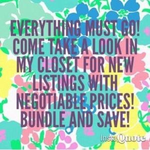 Willing to negotiate and bundle!💕💕