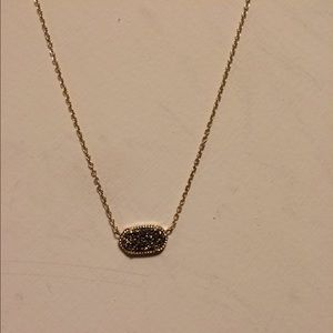 Kendra Scott gray Drusy necklace!!
