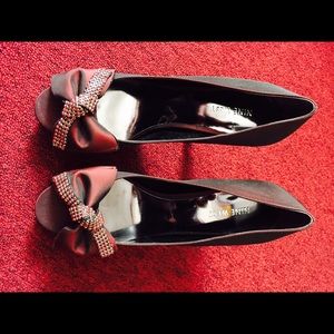 Nine West stilettos Burgundy, deep red wine color