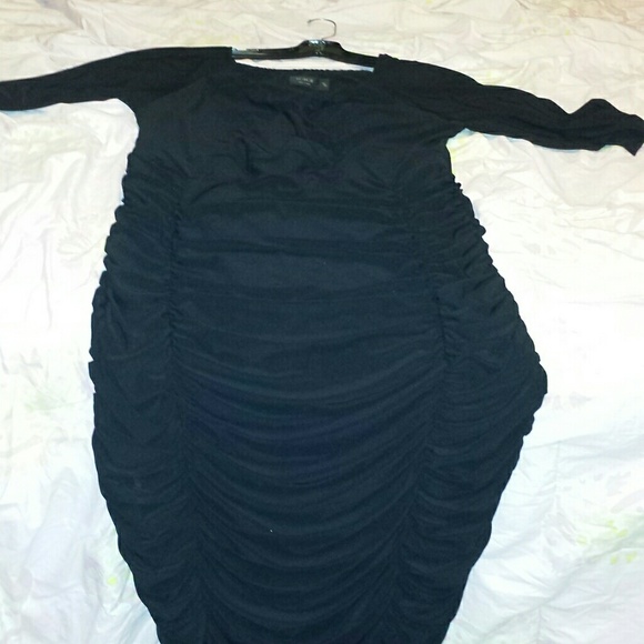 Sexy black form fitting dress