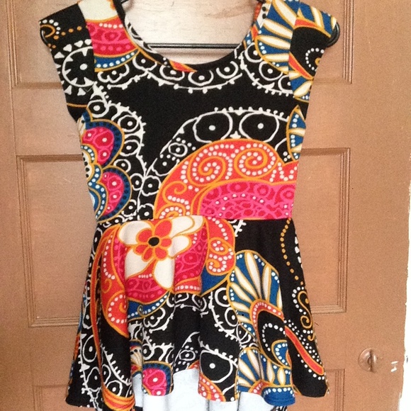 High Low Peplum Shirt NWOT OBO