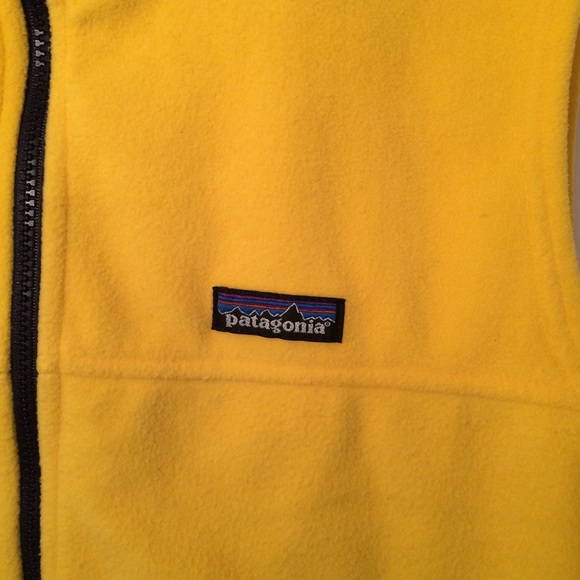 SOLD Yellow Patagonia Vest - Picture 2 of 4