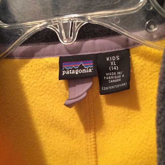 SOLD Yellow Patagonia Vest - Picture 3 of 4
