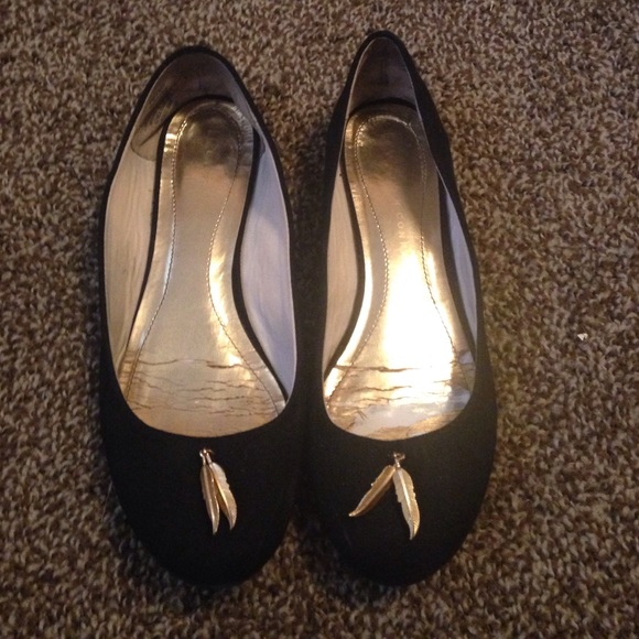 Slightly worn flats