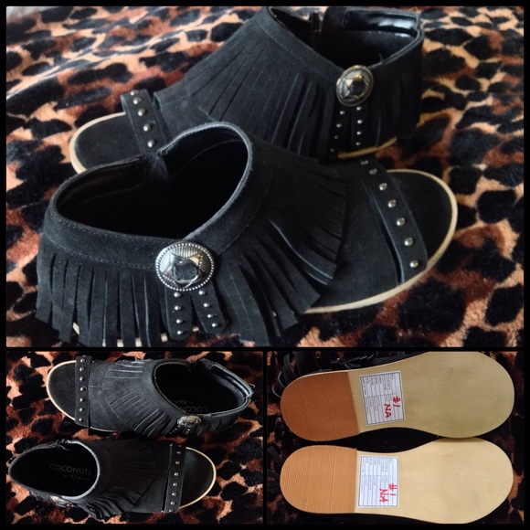 BUNDLED🚫🔫MATISSE X FP ✌️ Black Suede Haro  NWT - Picture 2 of 2