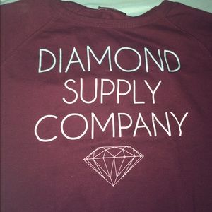 Maroon diamond sweater