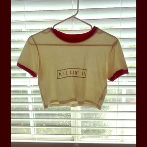 Camille killing it crop top