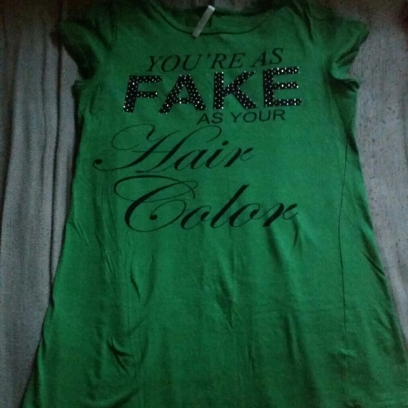 Green shirt