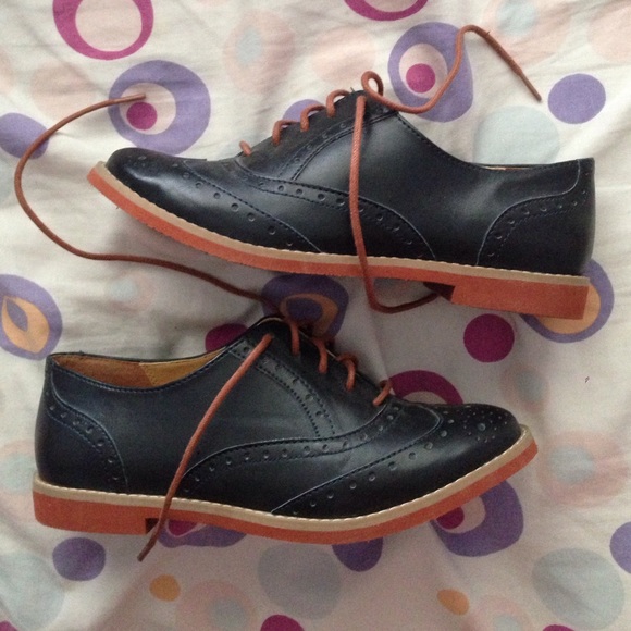 Navy blue oxfords