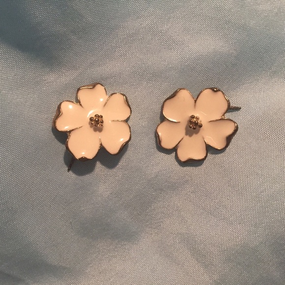 Magnolia Flower Earrings