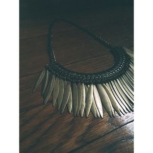 Fringe Metal Choker Necklace
