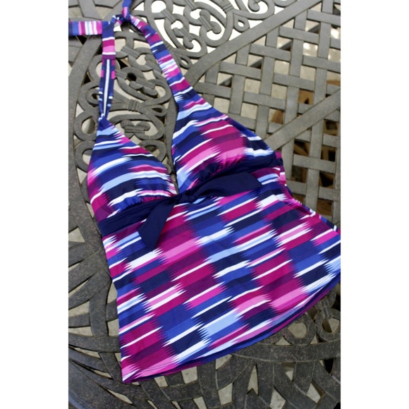 NWOT Macy's Swim Halter Tankini