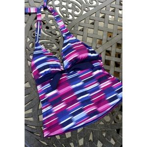 NWOT Macy's Swim Halter Tankini