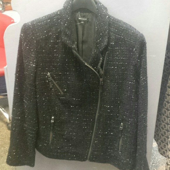 I <3 Ronson Motorcycle Diagonal Zip Tweed jacket - Picture 1 of 4