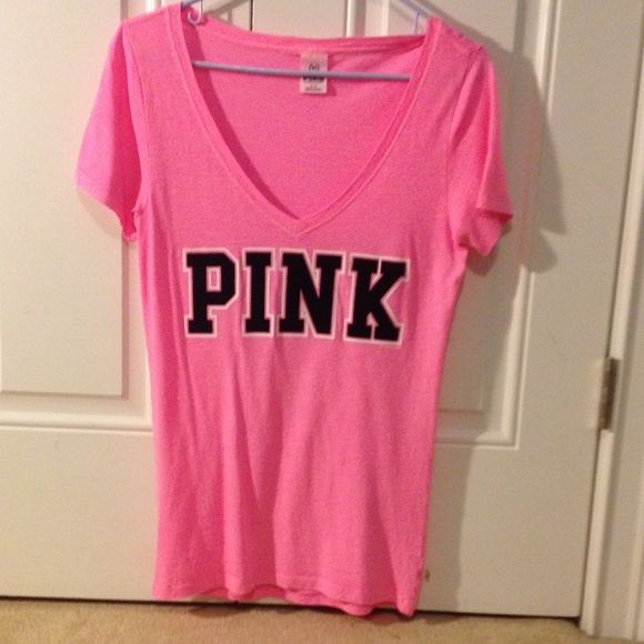 Victoria's Secret pink graphic tee