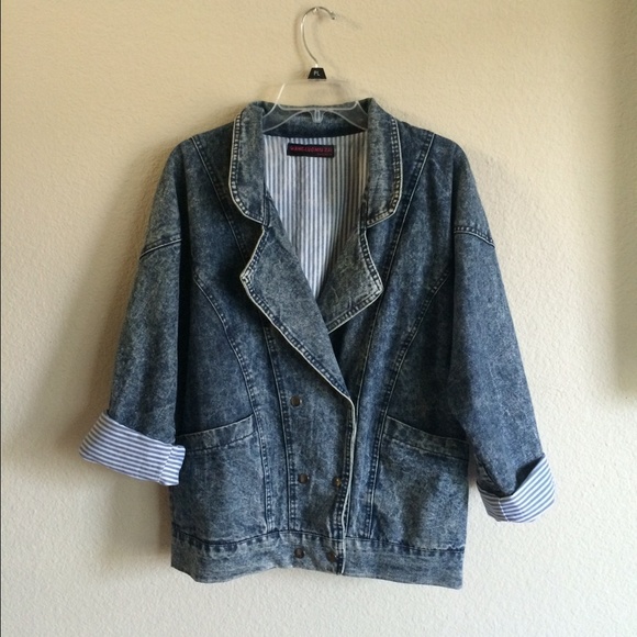 Oversized Acid Wash Denim Jacket