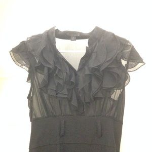 Like new black form fitting dress