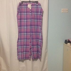🎀NWT Purple plaid pajama pants 🎀