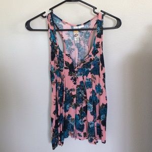 Cute floral tank top
