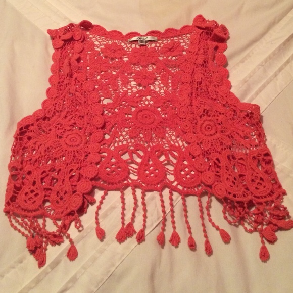 Pink/coral Knitted cardigan 😍💕