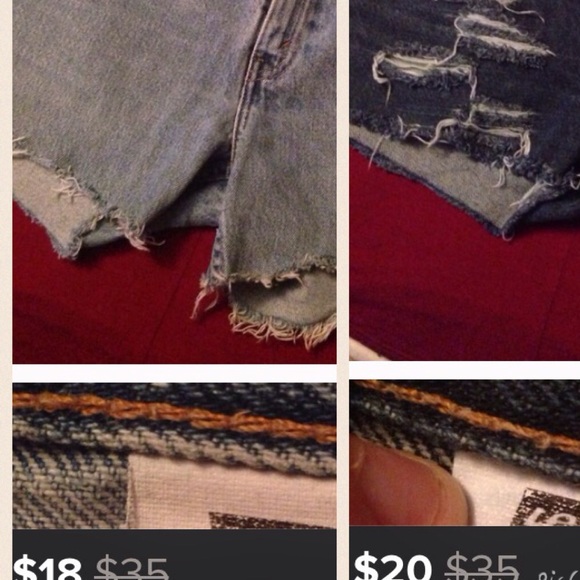 2 Levi shorts
