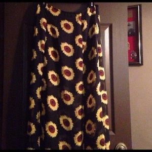 Maxi sunflower dress
