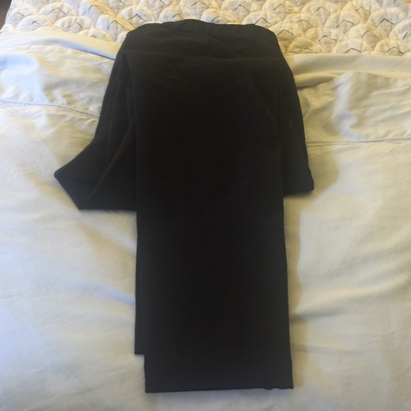 JCrew leather piped ankle pants