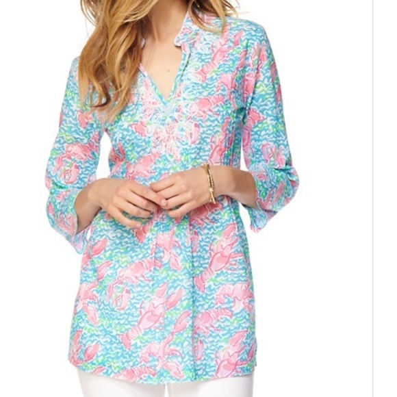 Lilly Pulitzer Tops - 🆕LISTING Lilly Pulitzer Lobstah Roll Sarasota Top