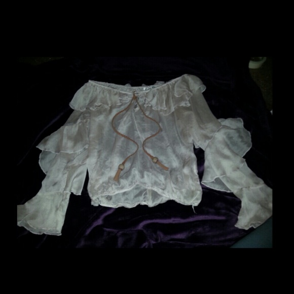 Boho off the shoulder top