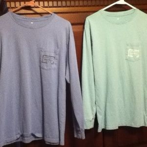 Mens blue southern marsh long sleeve t shirt (2)
