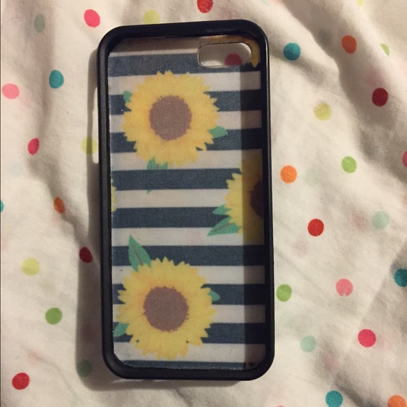 SUNFLOWER REAL WILDFLOWER CASE FOR iPhone 5(s) - Picture 2 of 2