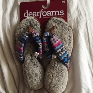 Dearfoams slipper sandals