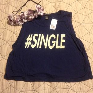 #Single crop top