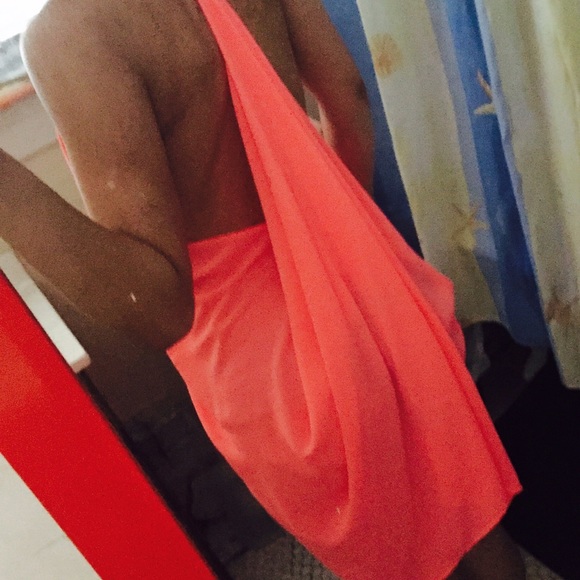 Sexy Coral Dress - Picture 3 of 4