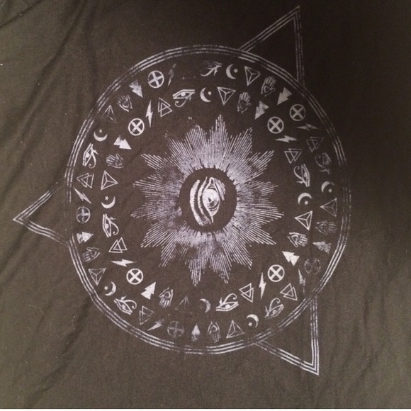 Black High Low Urban Outfitter Tank