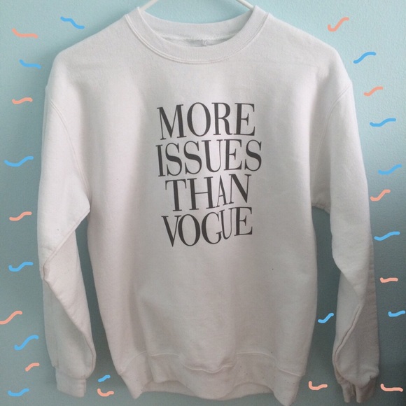 more issues than vogue sweater