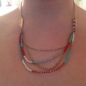 Multi color necklace