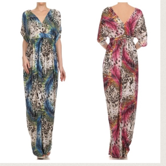 Kimono style  maxi dress - Picture 3 of 3