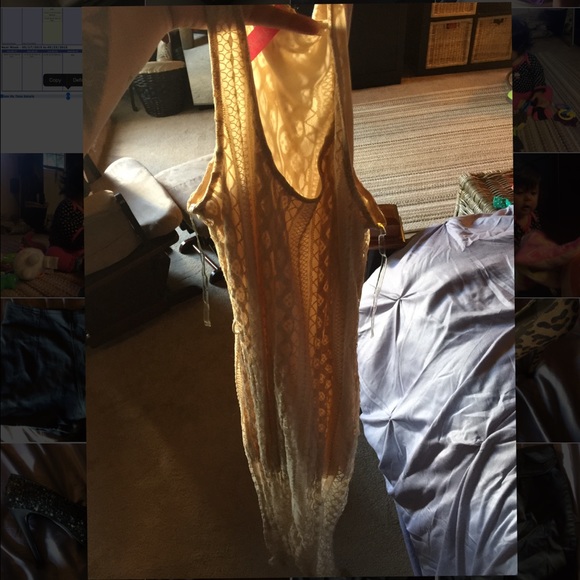 Lace maxi dress